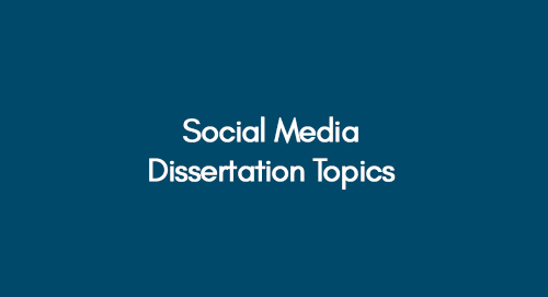 Social Media Studies Dissertation